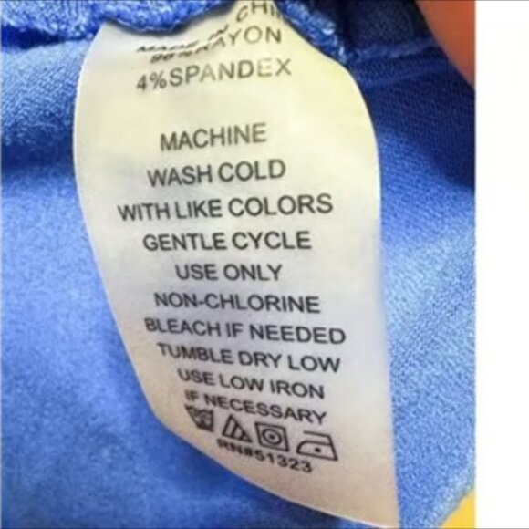 Derek Heart Knit Blue Top V-Neck Sweater Stretchy Short Sleeve Stretchy Large - Picture 5 of 10